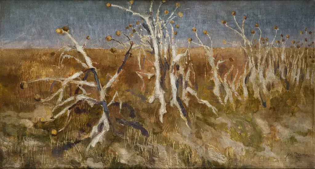 Musk Thistles, by Kazimierz Sichulski
