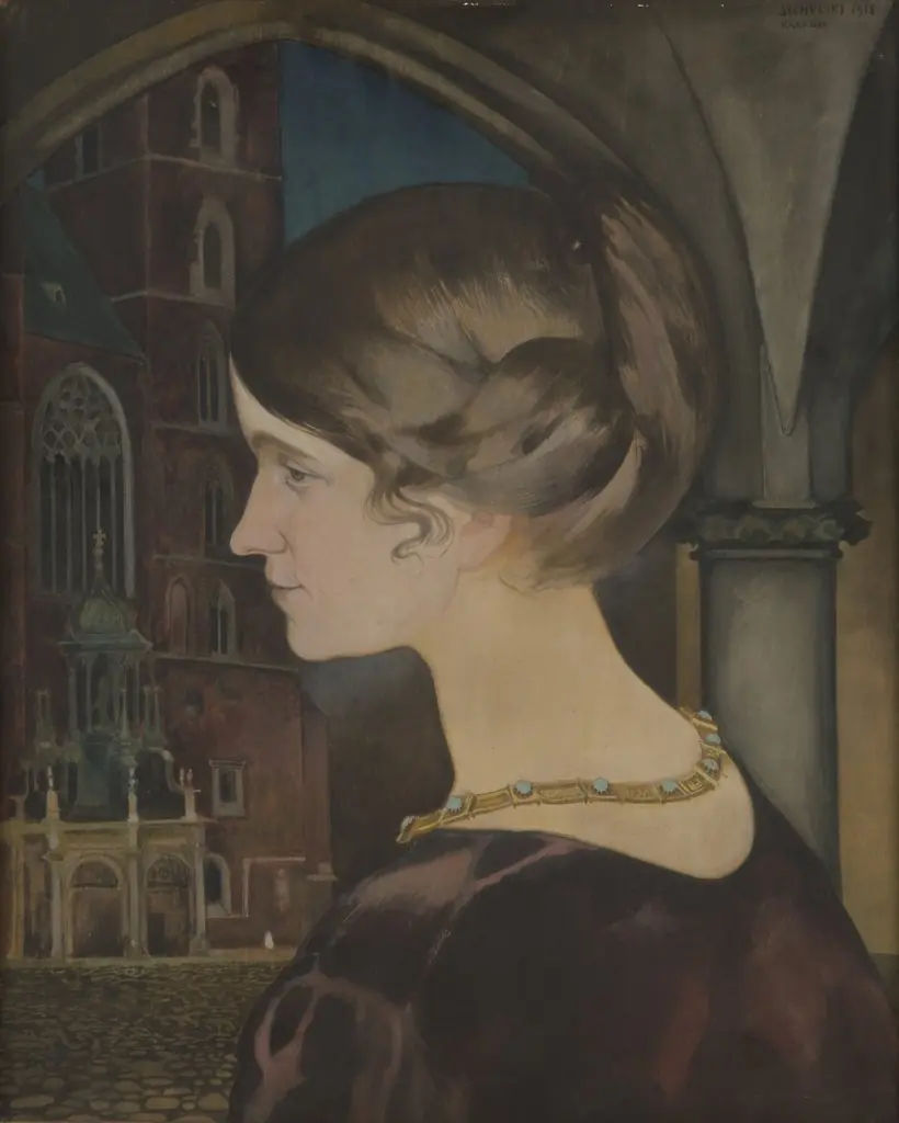 Portrait of Maria Sobolewska, by Kazimierz Sichulski