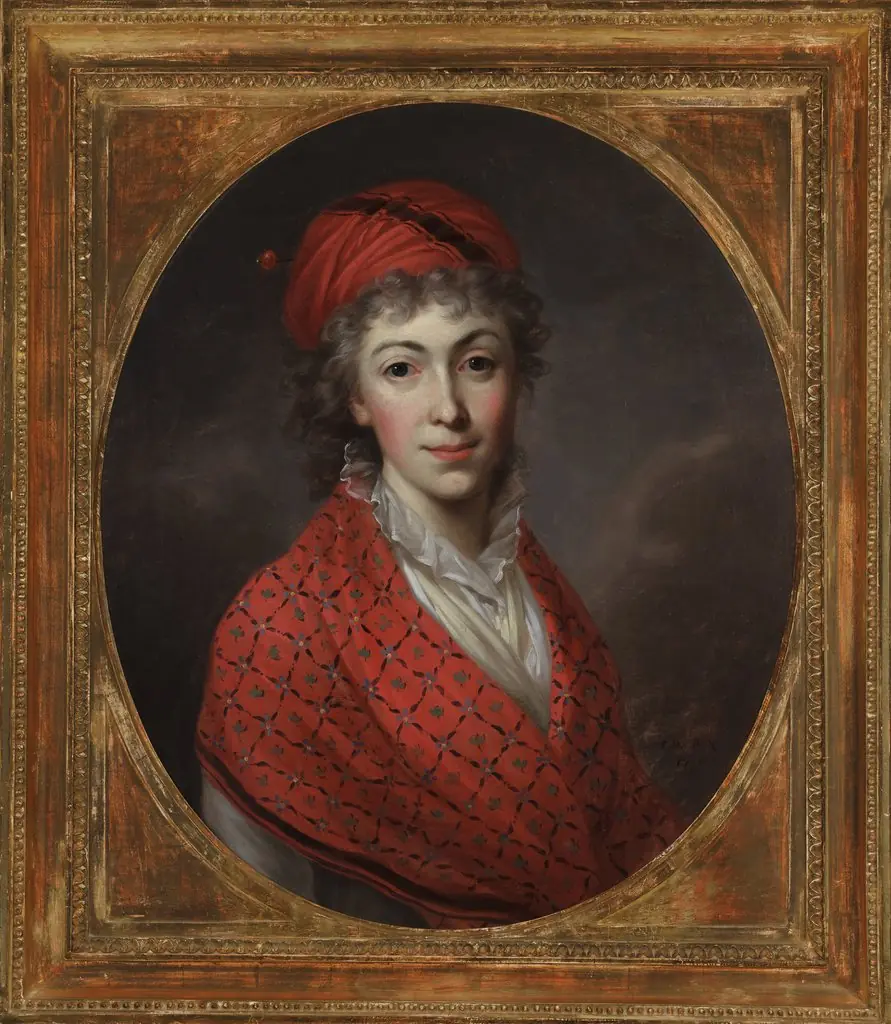 Portrait of Izabela née von Flemming, Princess Czartoryska (1746–1835), by Kazimierz Wojniakowski