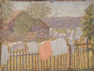 Τοπίο με σπίτι — Kazimir Malevich