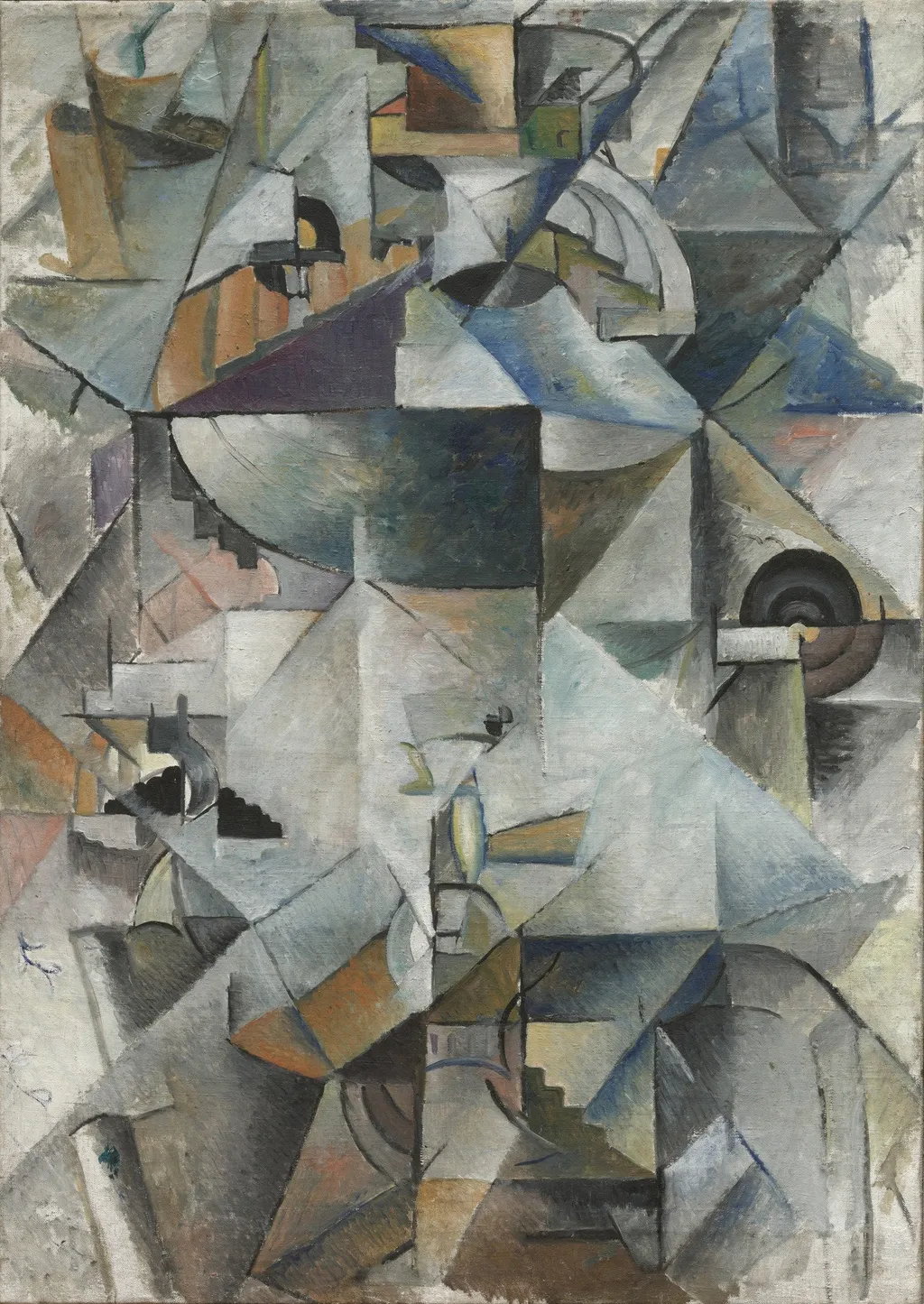 Samovar, by Kazimir Malevich, oil, 1913