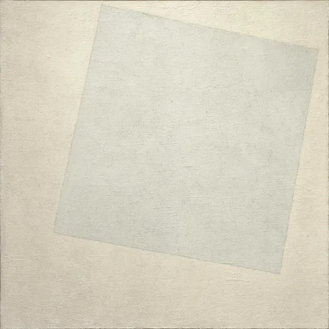 Suprematist Composition: White on White — Kazimir Malevich