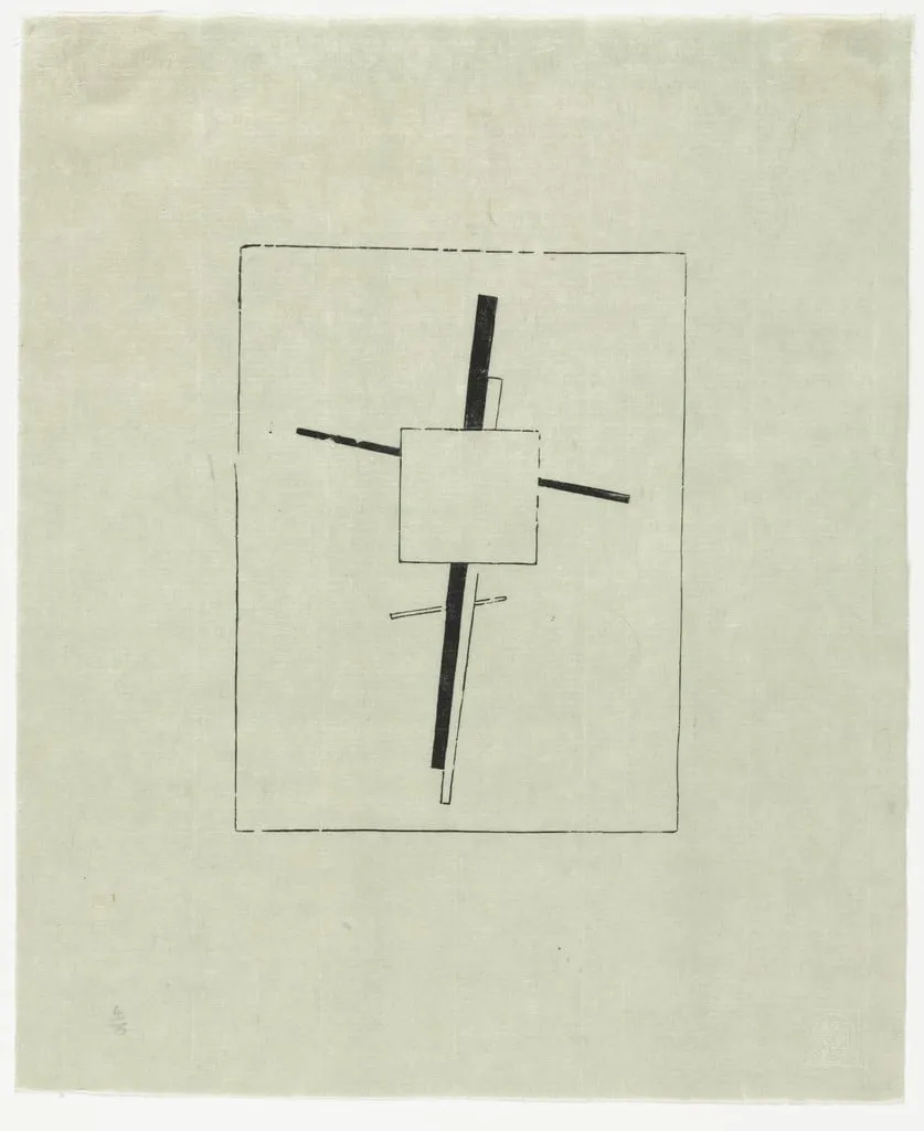 Untitled, by Kazimir Malevich, 1920