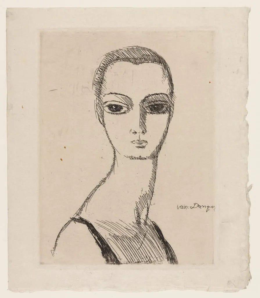 Untitled, by Kees van Dongen, ink, 1910