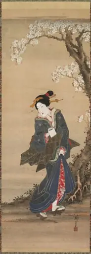 Courtesan, by Keisai Eisen