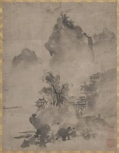 Coastal Landscape in the Haboku Style