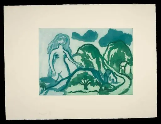 Woman and Landscape, by Ken Kiff
