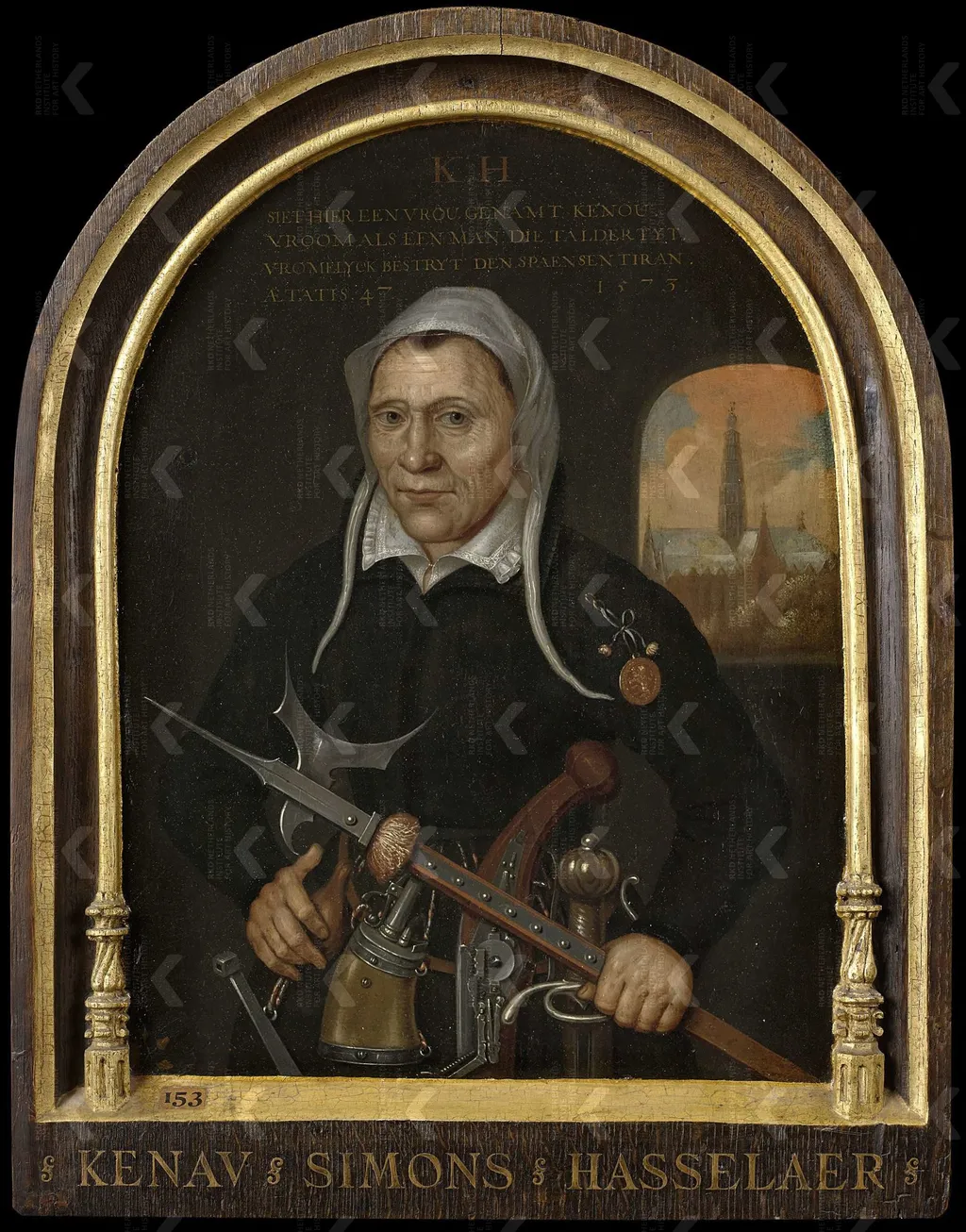 Kenau Simonsdr Hasselaer, oil, 1600