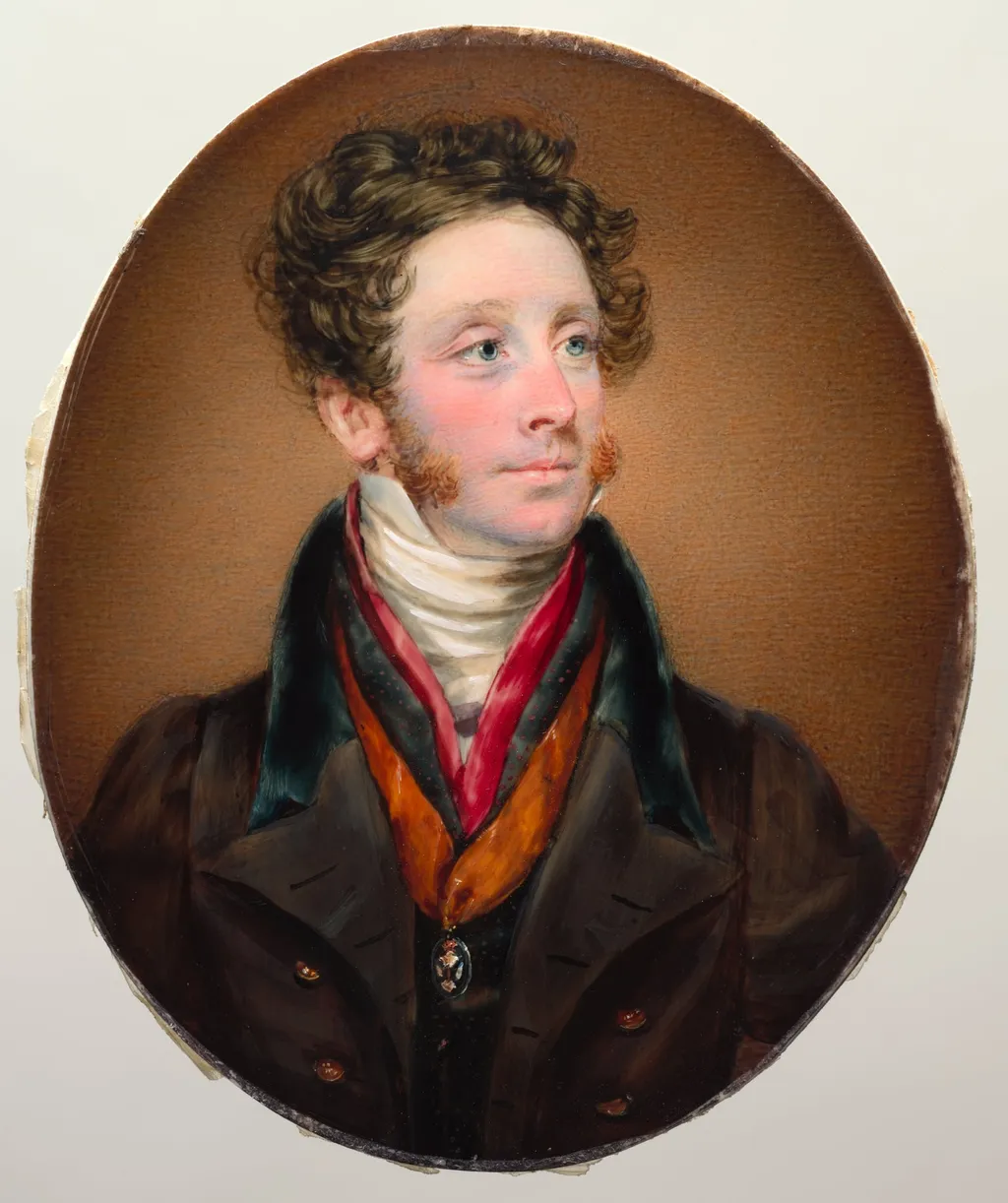 Portrait of John Francis Miller Erskine, Earl of Mar and Earl of Kellie, by Kenneth Macleay, unspecified, 1825