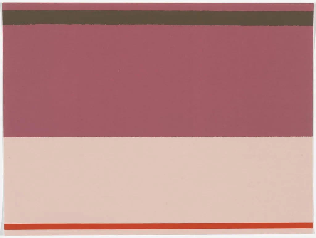 Untitled, by Kenneth Noland, ink, 1973