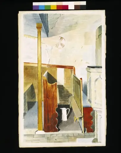 Interior of SS Peter and Paul, Little Saling, Essex, by Kenneth Rowntree