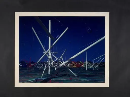 Forest Devils' Moon Night, by Kenneth Snelson