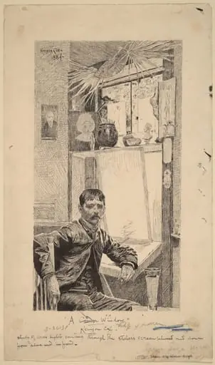 A Corner Window, Will Low, by Kenyon Cox