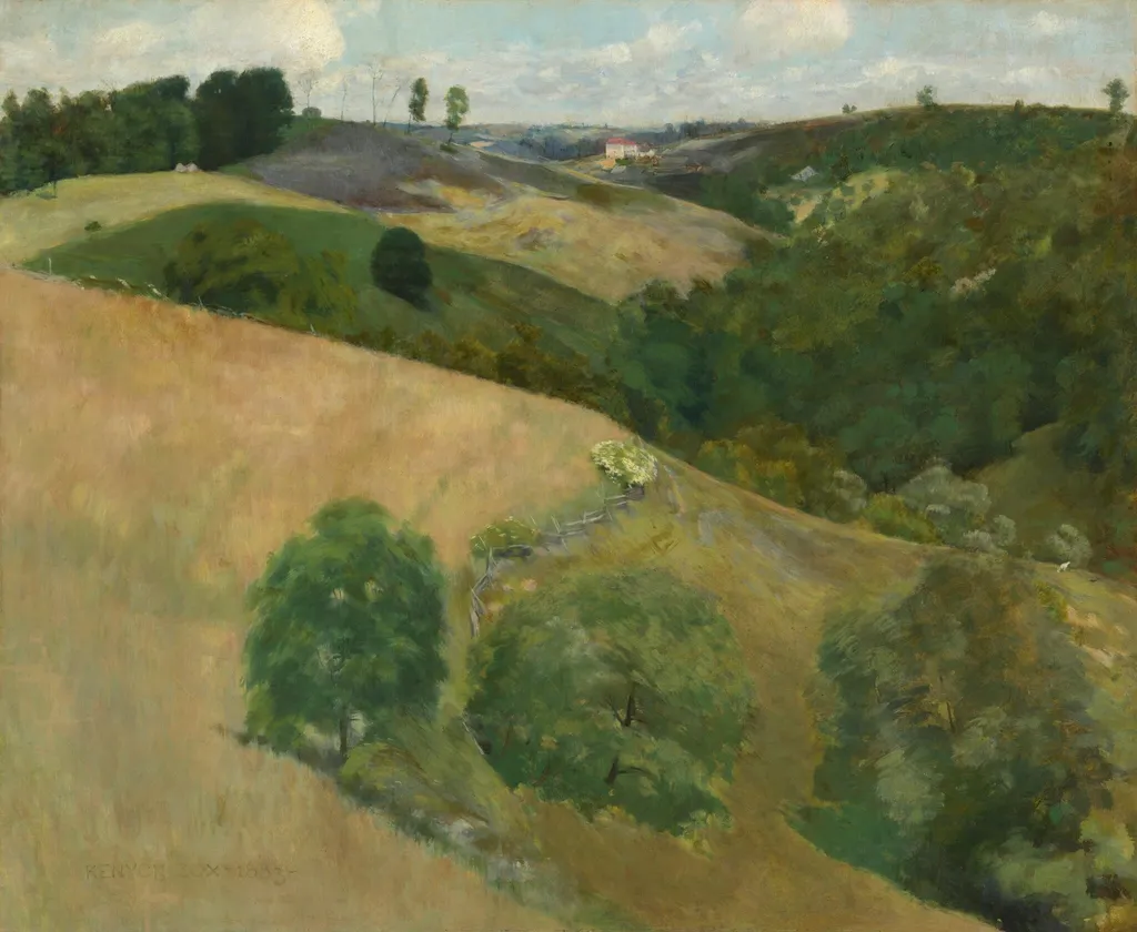 Flying Shadows, by Kenyon Cox, oil, 1883