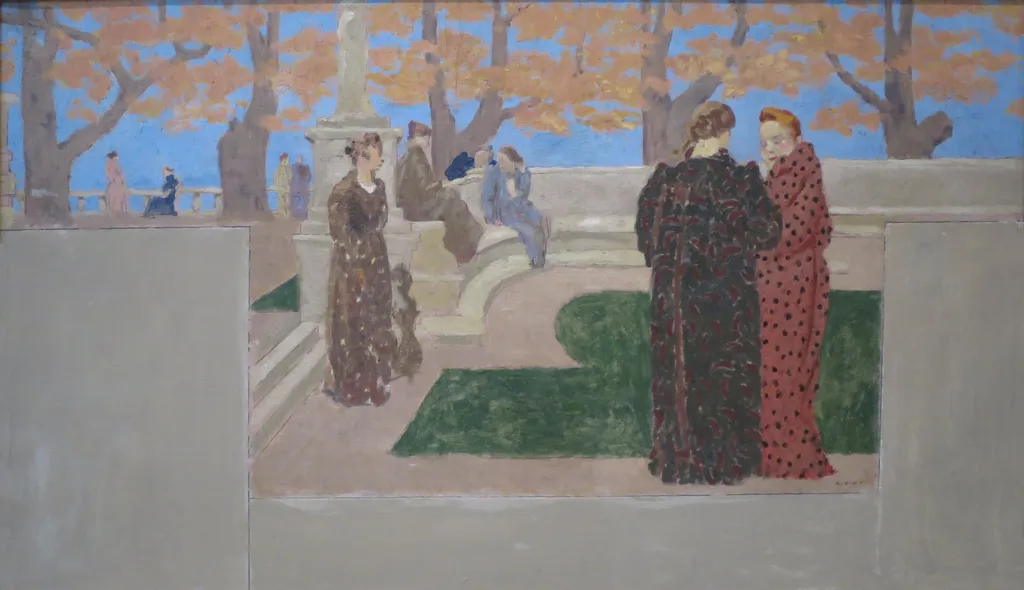 Meeting of Women, by Ker-Xavier Roussel, oil, 1897