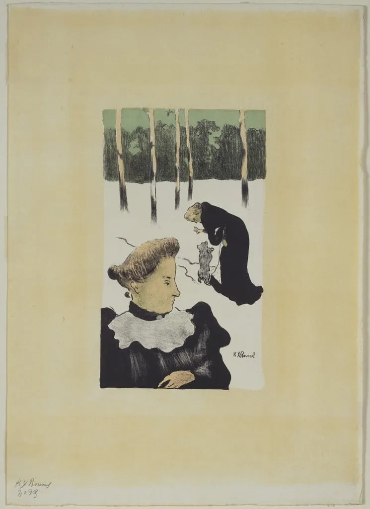 Untitled, by Ker-Xavier Roussel, ink, 1893