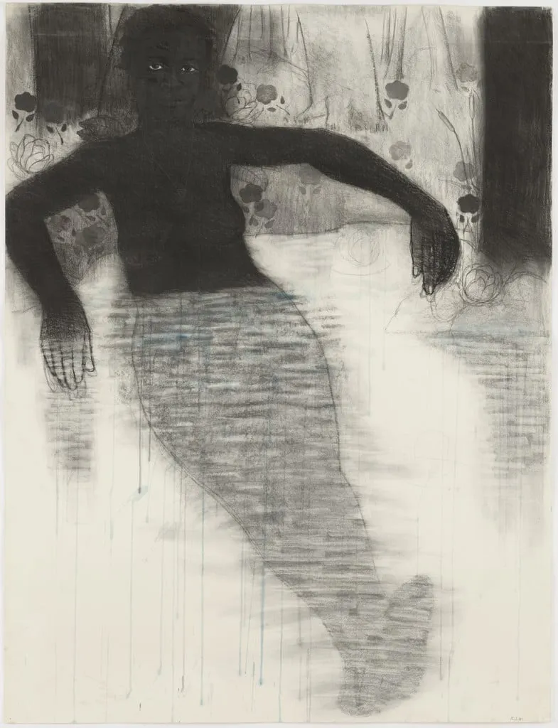 Untitled, by Kerry James Marshall, acrylic, 1991