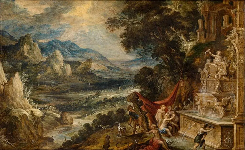 Landscape with Diana and Actaeon, by Kerstiaen de Keuninck