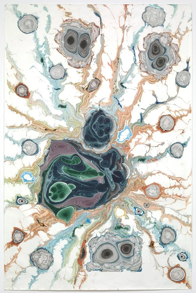 Untitled, by Kerstin Brätsch, ink, 2014