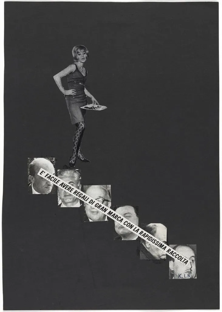 Untitled, by Ketty La Rocca, paint, 1964