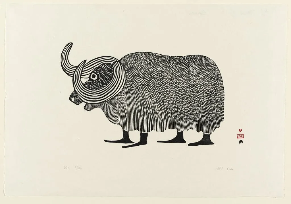 Untitled, by Kiawak Ashoona, 1963