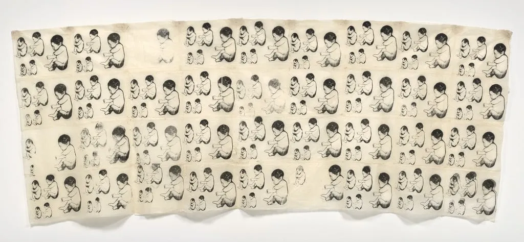Untitled, by Kiki Smith, ink, 1988