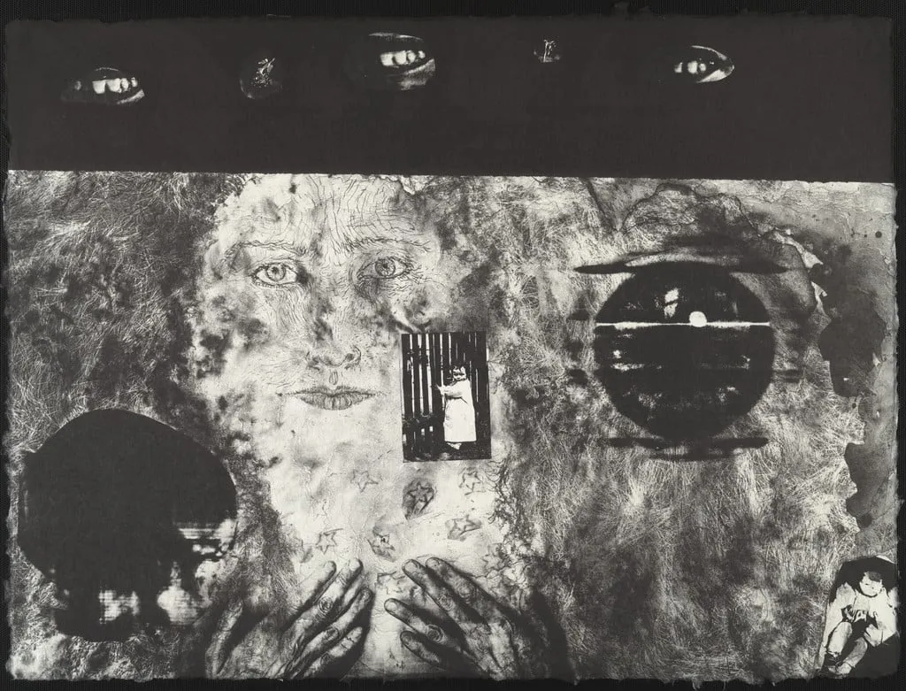 Untitled, by Kiki Smith, ink, 1991