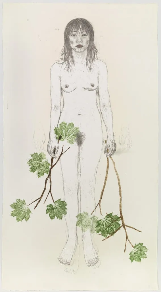 Untitled, by Kiki Smith, ink, 2009