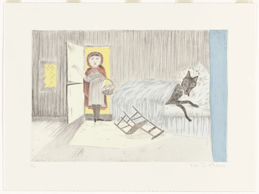 Untitled, by Kiki Smith, watercolor, 2008