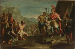 Killer of Darius before Alexander (King Porus and Alexander the Great)