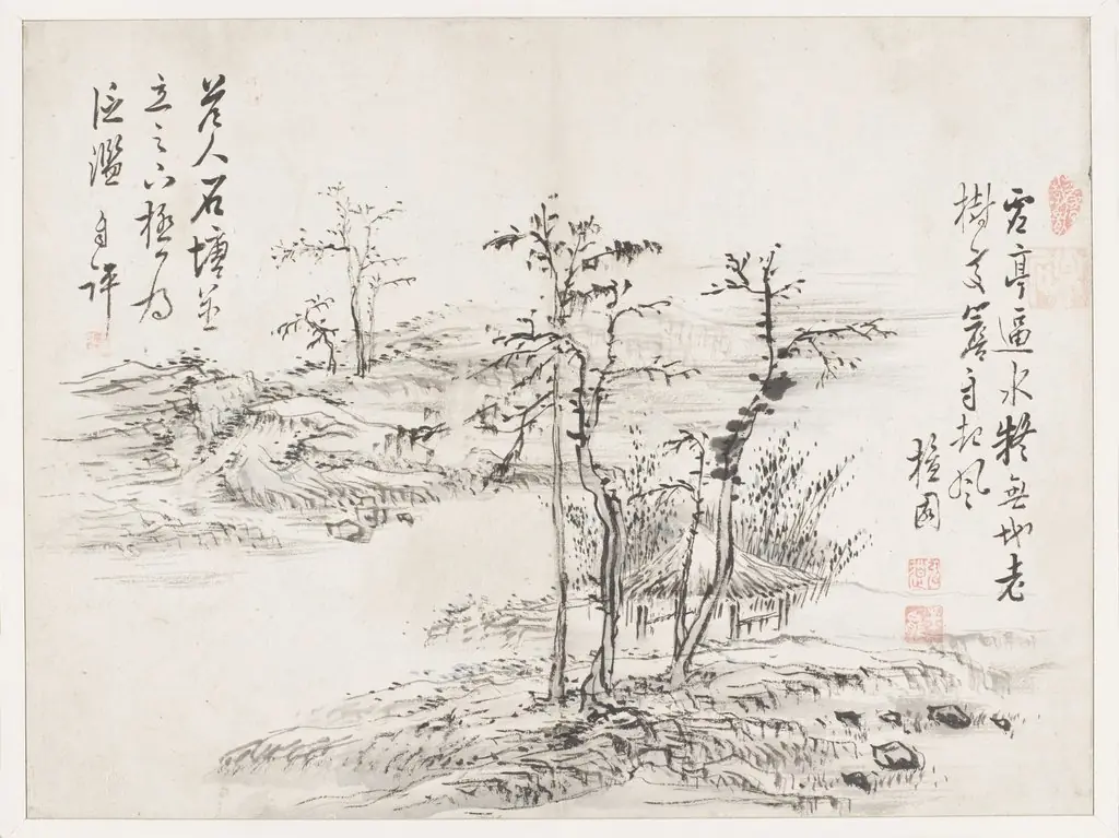 Landscape, by Kim Hong-do