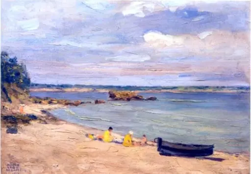 Plajă la Beg - Meil, by Kimon Loghi