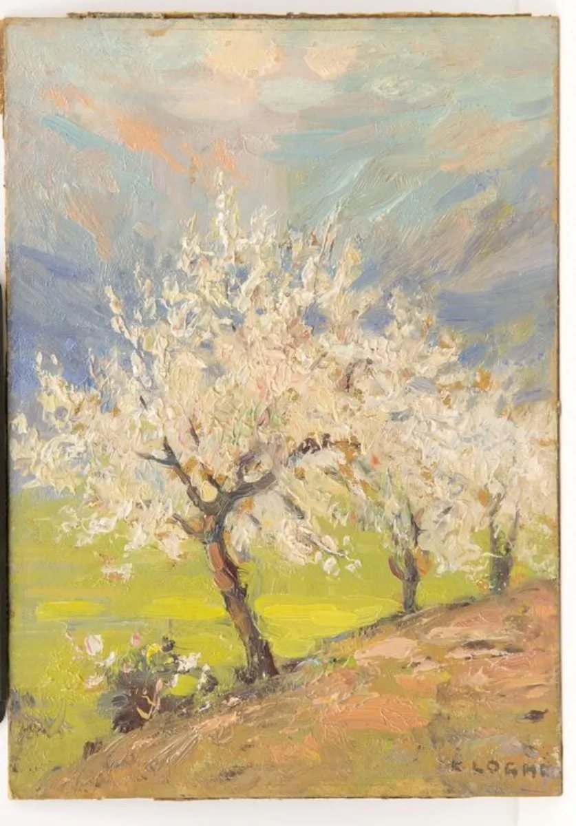 Pomi înfloriți, by Kimon Loghi, unspecified