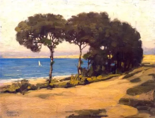 Pomi la malul mării, by Kimon Loghi