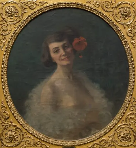Portret de femeie, by Kimon Loghi