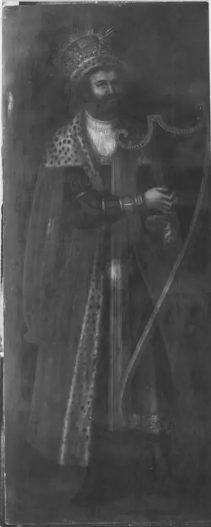 King David with harp
