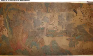 King Yu Moving a Mountain to Control the Floods