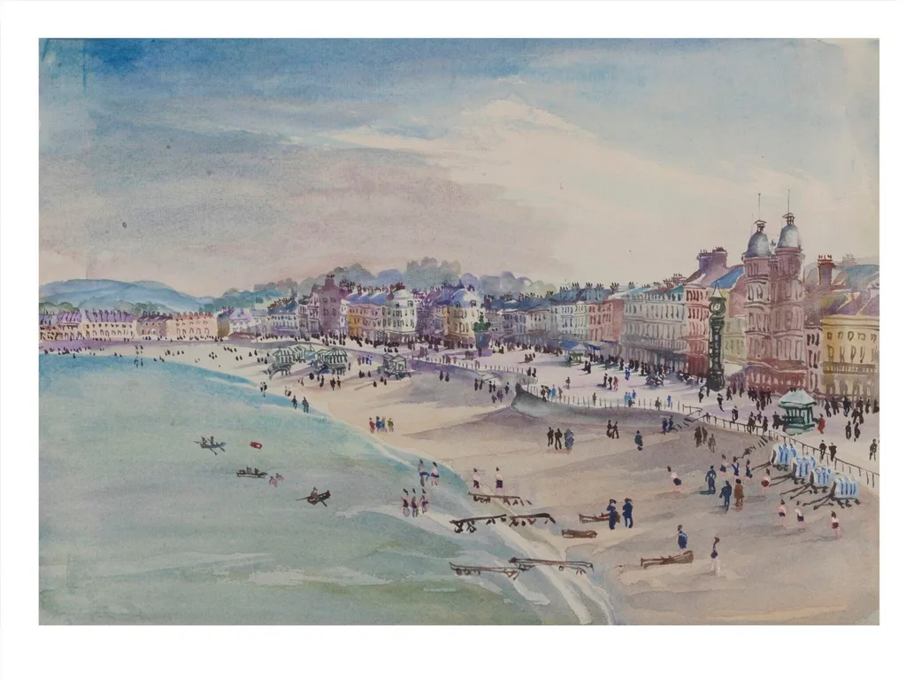 Weymouth, by Kirk, watercolor, 1940