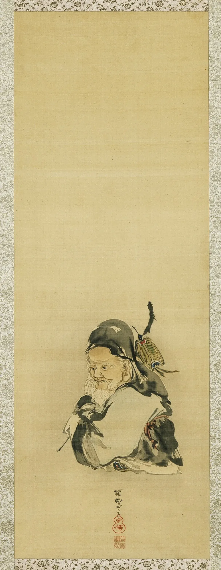 Buddhist Sage, by Kishi Ganku, unspecified, 1756