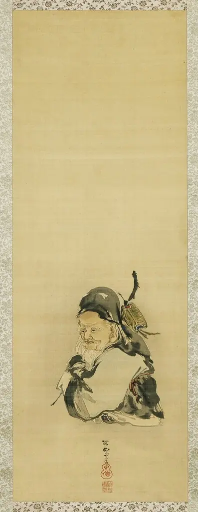 Buddhist Sage, by Kishi Ganku