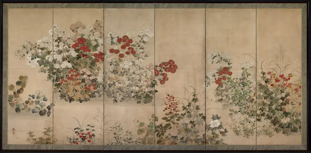Flowers and Grasses, by Kitagawa Sōsetsu