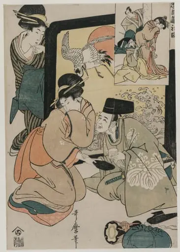 Chushingura: Act I of The Storehouse of Loyalty, by Kitagawa Utamaro