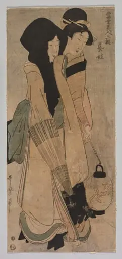 Contemporary Beauties Third, by Kitagawa Utamaro