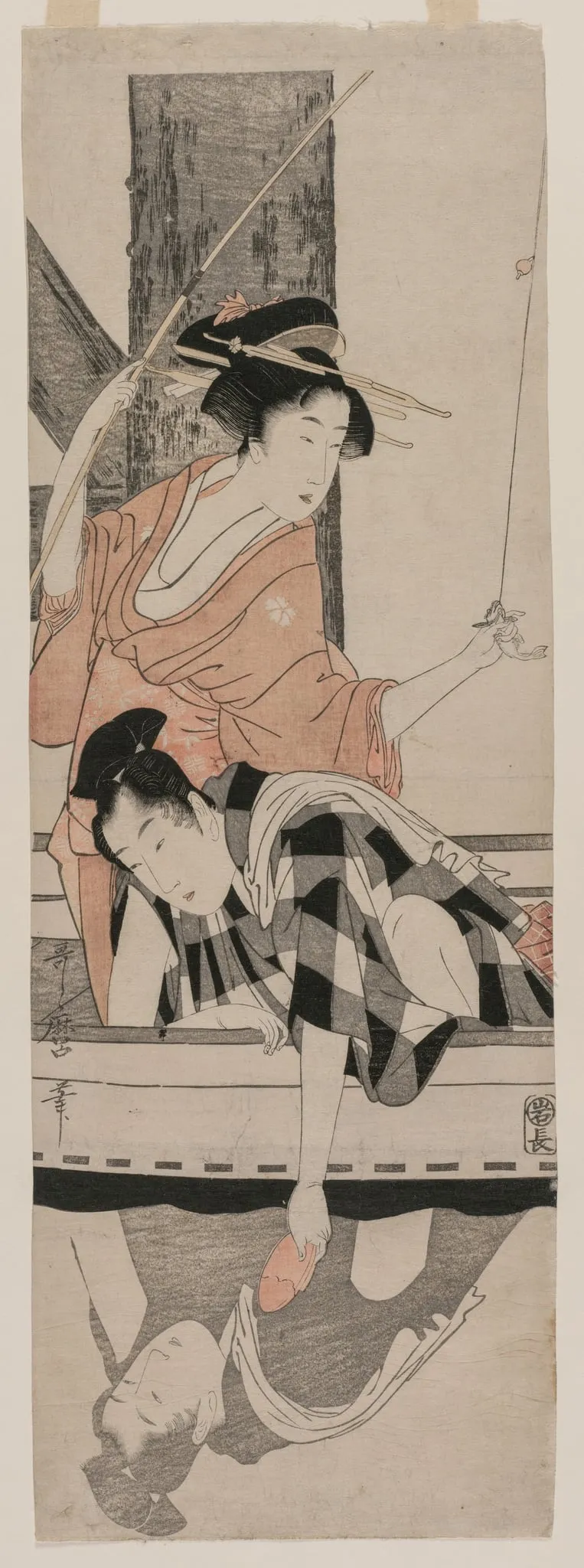 Couple in a Boat, by Kitagawa Utamaro, 1799