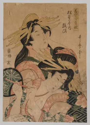 Half-length Portrait of Two Courtesans, by Kitagawa Utamaro