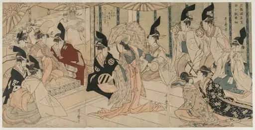Scene Adapted from the play The Treasury of Loyal Retainers (Chushingura), by Kitagawa Utamaro