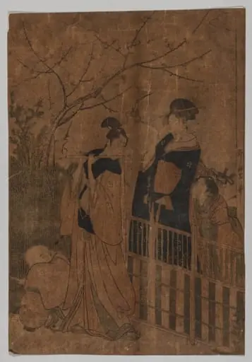 Serenade, by Kitagawa Utamaro