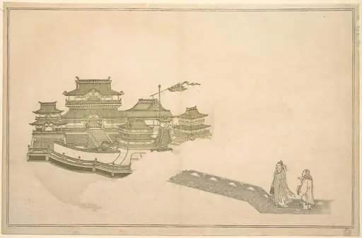 狂月坊|The Palace in the Moon, by Kitagawa Utamaro, 8