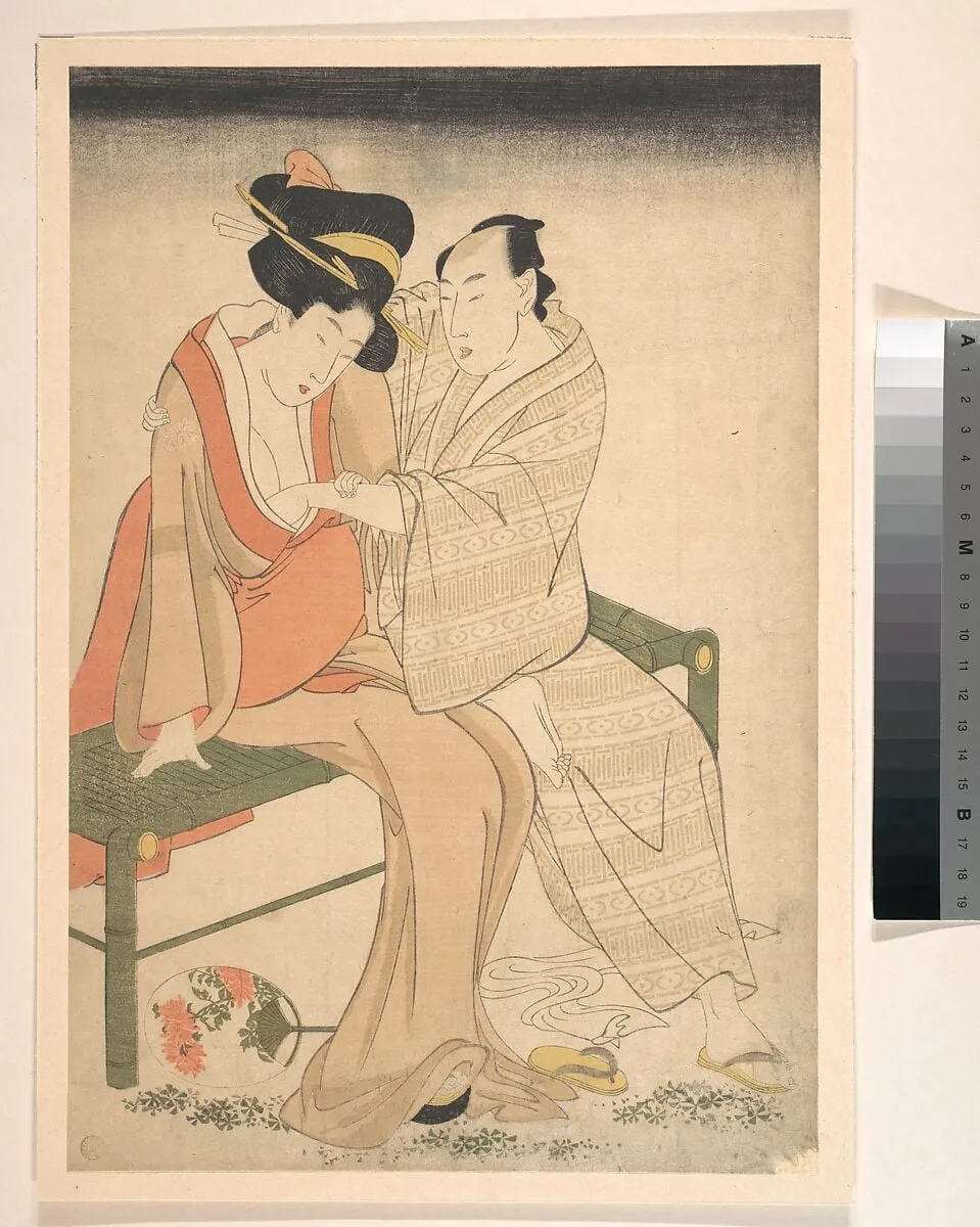Untitled, by Kitagawa Utamaro, ink, 1795