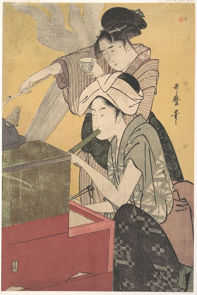 Untitled, by Kitagawa Utamaro, ink, 1794
